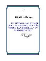 Đề tài triết học 