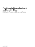 Pesticides in Stream Sediment and Aquatic Biota Distribution, Trends, And Governing Factors - Chapter 1 pps