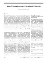 Vai trò của đánh giá trong chẩn đoán docx