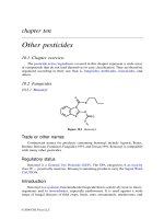 Pesticide profiles : Toxicity, environmental impact and fate - Chapter 10 potx