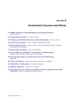 Handbook of ECOTOXICOLOGY - Section 2 pot