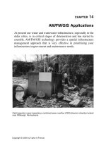GIS Applications for Water, Wastewater, and Stormwater Systems - Chapter 14 doc