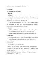 Bài 34: CROM VÀ HỢP CHẤT CỦA CROM ppsx
