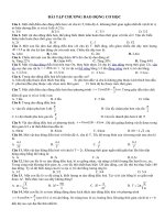 Bài tập chương dạo dộng cơ học pdf