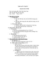 Giáo án số 1 ( lớp 10 ) MẠNG MÁY TÍNH ppt