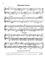 Giáo trình Violon sơ cấp tập 2 part 6 pps