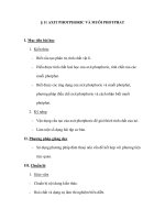 § 11 AXIT PHOTPHORIC VÀ MUÔI PHOTPHAT ppt