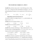 999 CÂU HỎI TRẮC NGHIỆM LÝ 12 - PHẤN 3 pptx
