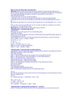 Một số cách cân bằng phản ứng OXH pps