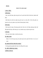 Tiết 18: PHẢN ỨNG HÓA HỌC ppsx