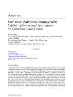 Lake Trout Ecosystems in a Changing Environment - Chapter 6 ppt