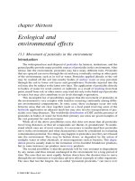 Pesticide profiles : Toxicity, environmental impact and fate - Chapter 13 pot