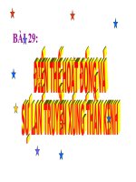 Giáo án điện tử môn sinh học: sinh học lớp 11- Sự lan truyền sung thần kinh pot