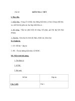 Tiết 60 KIỂM TRA 1 TIẾT docx