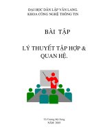 Bài tập lý thuyết tập hợp và quan hệ doc