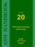 Materials Selection and Design (2010) Part 1 docx