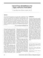 Phục hồi chức năng đóng chuỗi chi trên doc