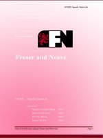 Phân Tich chiến lược Fraser And Neave doc