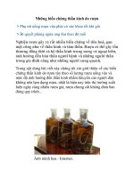 Những biến chứng thần kinh do rượu docx