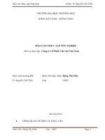 Báo cáo thưc tập tốt nghiệp kế toán thuế