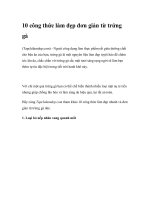 10 công thức làm đẹp đơn giản từ trứng gà ppsx