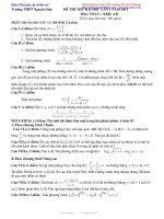 Đề thi thử đại học lần 1 năm 2011 môn toán A&B trường Nguyễn Huệ pps