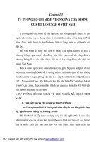 Chương III TƯ TƯỞNG HỒ CHÍ MINH VỀ CNXH VÀ CON ĐƯỜNG QUÁ ĐỘ LÊN CNXH Ở VIỆT doc