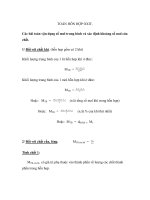 TOÁN HỖN HỢP OXIT pps