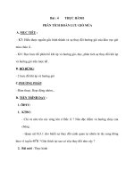 Bài : 4THỰC HÀNHPHÂN TÍCH HOÀN LƯU GIÓ MÙA pptx