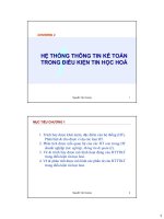 Chương 1: Hệ thống thông tin kế toán trong điều kiện tin học hóa pps