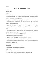 Tiết 7: NGUYÊN TỐ HÓA HỌC ( tiếp) docx