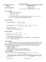 KỲ THI TUYỂN SINH VÀO LỚP 10 TRUNG HỌC PHỔ THÔNG NĂM HỌC: 2011 – 2012 Môn thi: Toán docx