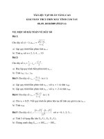 TÀI LIỆU TẬP HUẤN NÂNG CAO GIẢI TOÁN THCS TRấN MÁY TÍNH CẦM TAY 08, 09, 10/10/2009 (PHẦN 4) doc