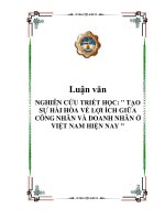 Nghiên cứu triết học: 