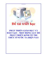Đề tài triết học 