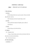 TÍNH CHẤT VẬT LÝ CỦA KIM LOẠI docx