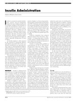 insulin administration