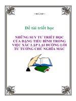 Đề tài triết học 