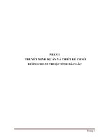 đồ án tốt nghiệp xây dựng cầu đường thiết kế tuyến đường qua 2 điểm m5 n5 tỉnh đắc lắc