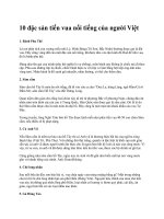 10 đặc sản tiến vua nổi tiếng của người Việt pot