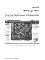 GIS Applications for Water, Wastewater, and Stormwater Systems - Chapter 6 ppt