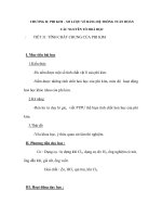 CHƯƠNG II: PHI KIM – SƠ LƯỢC VỀ BẢNG HỆ THỐNG TUẦN HOÀN CÁC NGUYÊN TỐ HOÁ pptx