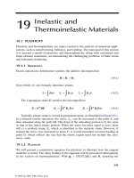 Finite Element Analysis - Thermomechanics of Solids Part 19 doc