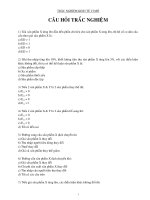 KTVM - Cau Hoi Trac Nghiem pot