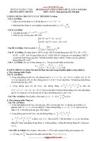 Đề khảo sát chất lượng lớp 12 lần 4 môn toán năm 2011 ppt