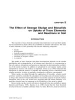 Land Application of Sewage Sludge and Biosolids - Chapter 5 docx