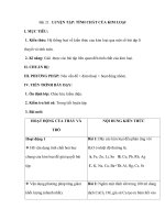 Bài 21: LUYỆN TẬP: TÍNH CHẤT CỦA KIM LOẠI ppt