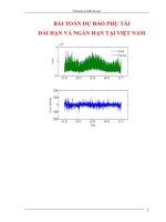 BÀI TOÁN DỰ BÁO PHỤ TẢI HỆ THỐNG ĐIỆN VIỆT NAM DÀI HẠN VÀ NGẮN HẠN