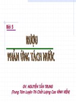 Các bài tập trắc nghiệm hóa học_đề ôn 17 pot