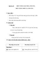 SÁNBài 49 + 50 :HIỆN TƯỢNG GIAO THOA ÁNH G. HIỆN TƯỢNG NHIỄU XẠ ÁNH SÁNG pptx